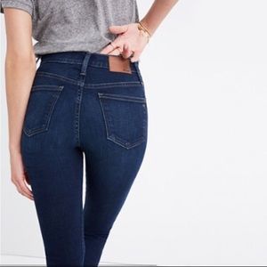 Madewell 9" High-Rise Skinny Jeans Davis Wash 24